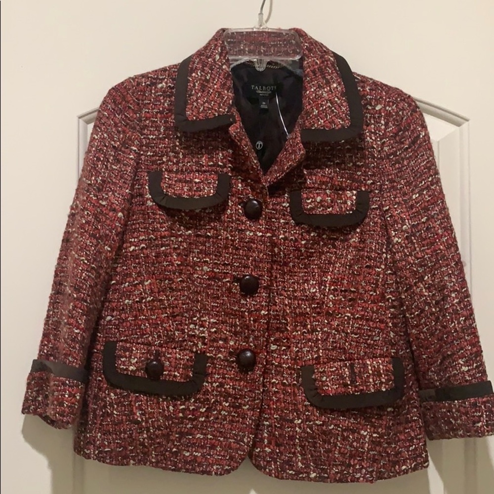 Talbots Tweed Skirt Suit